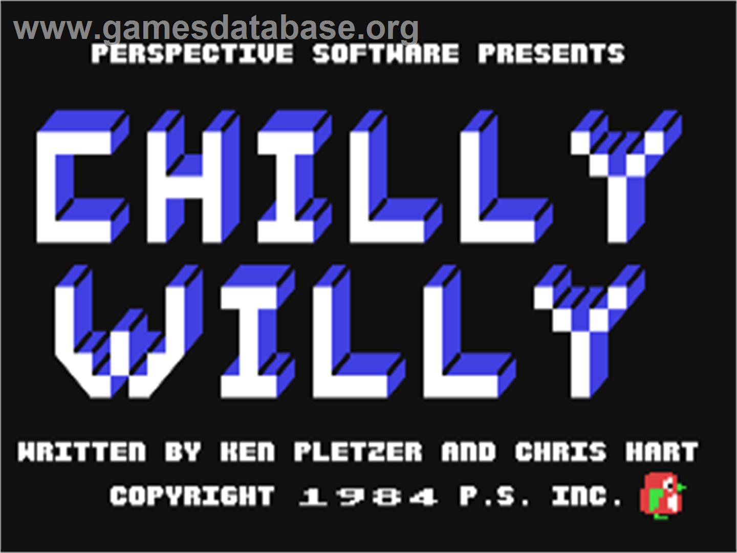 Chilly Willy - Commodore 64 - Artwork - Title Screen