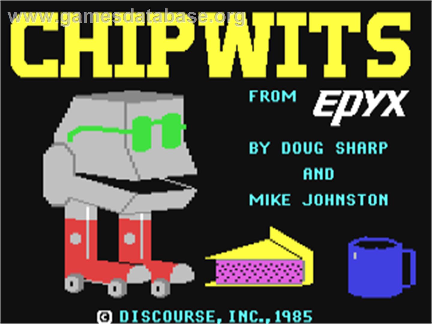 Chipwits - Commodore 64 - Artwork - Title Screen