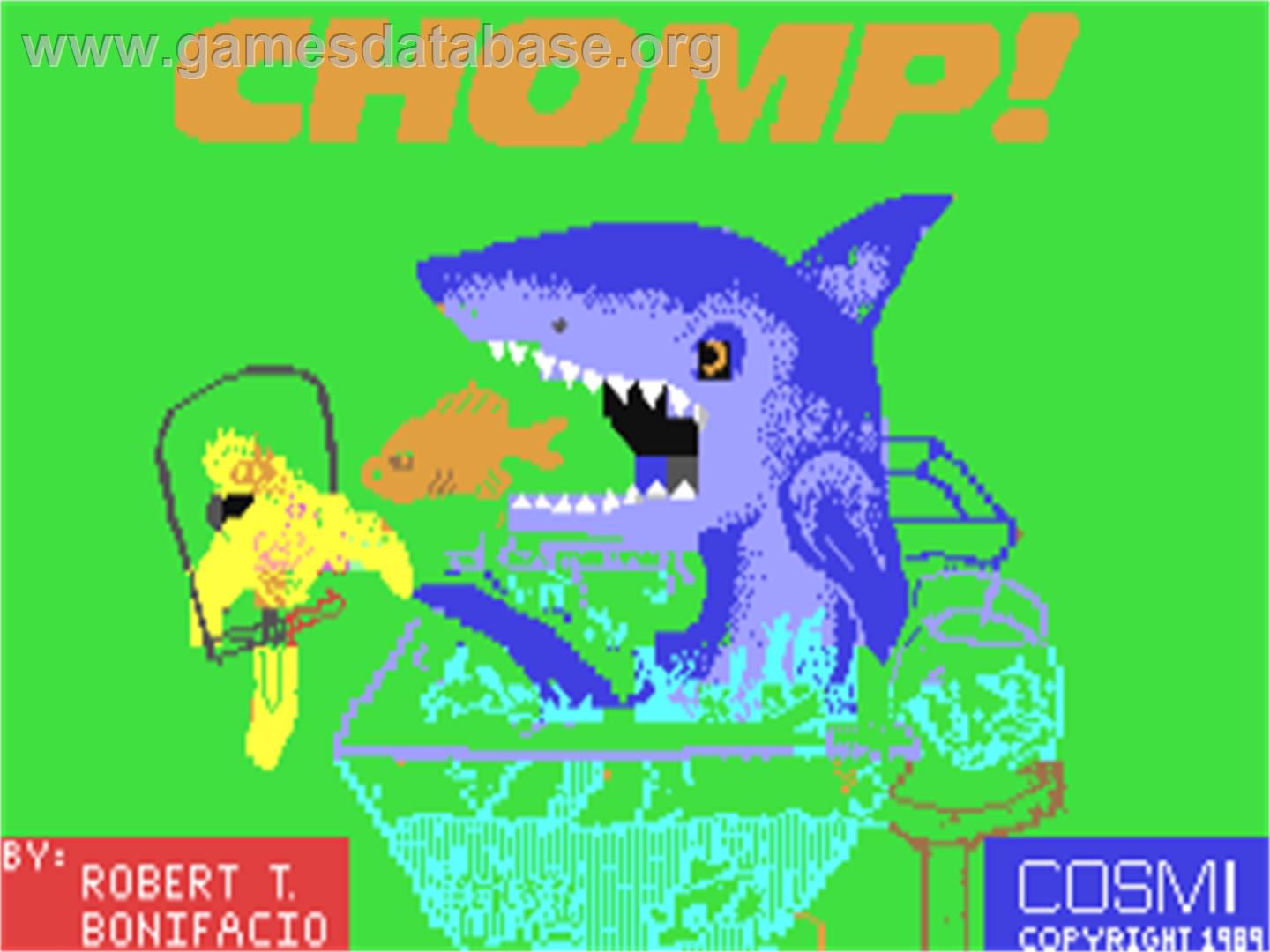 Chomp! - Commodore 64 - Artwork - Title Screen