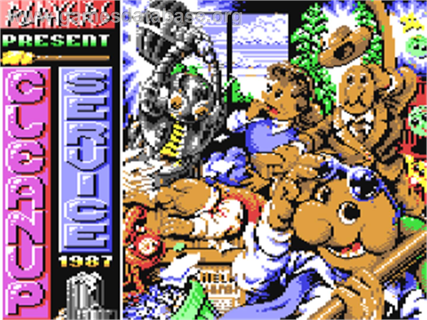 Clean Up Service - Commodore 64 - Artwork - Title Screen