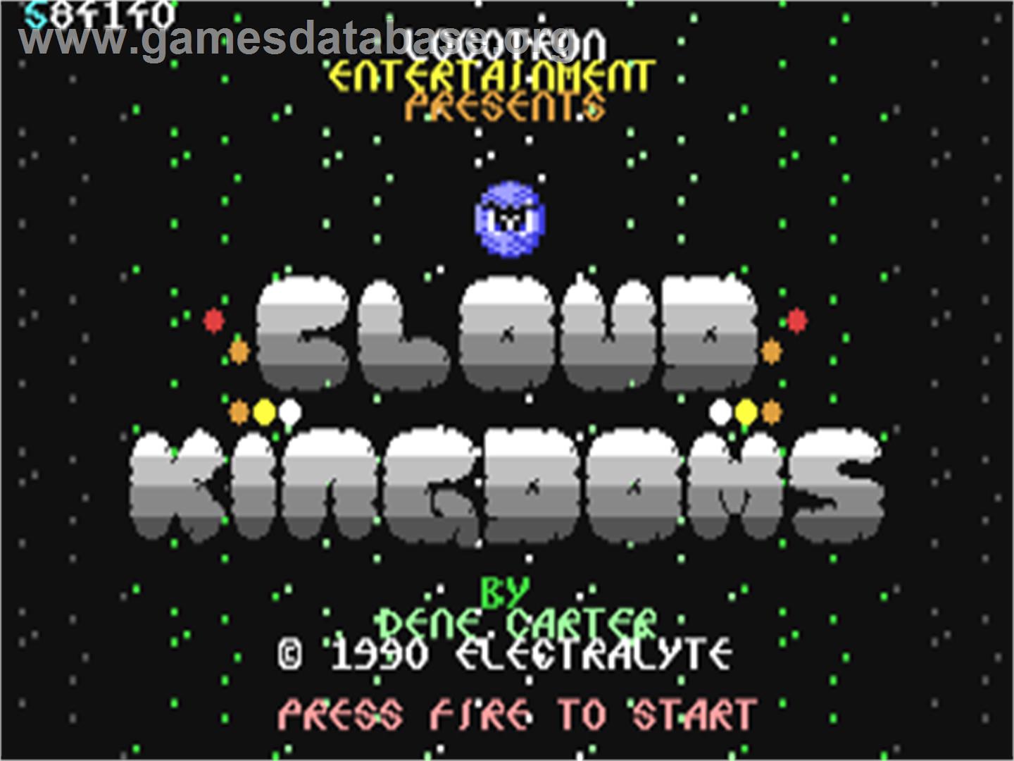 Cloud Kingdoms - Commodore 64 - Artwork - Title Screen