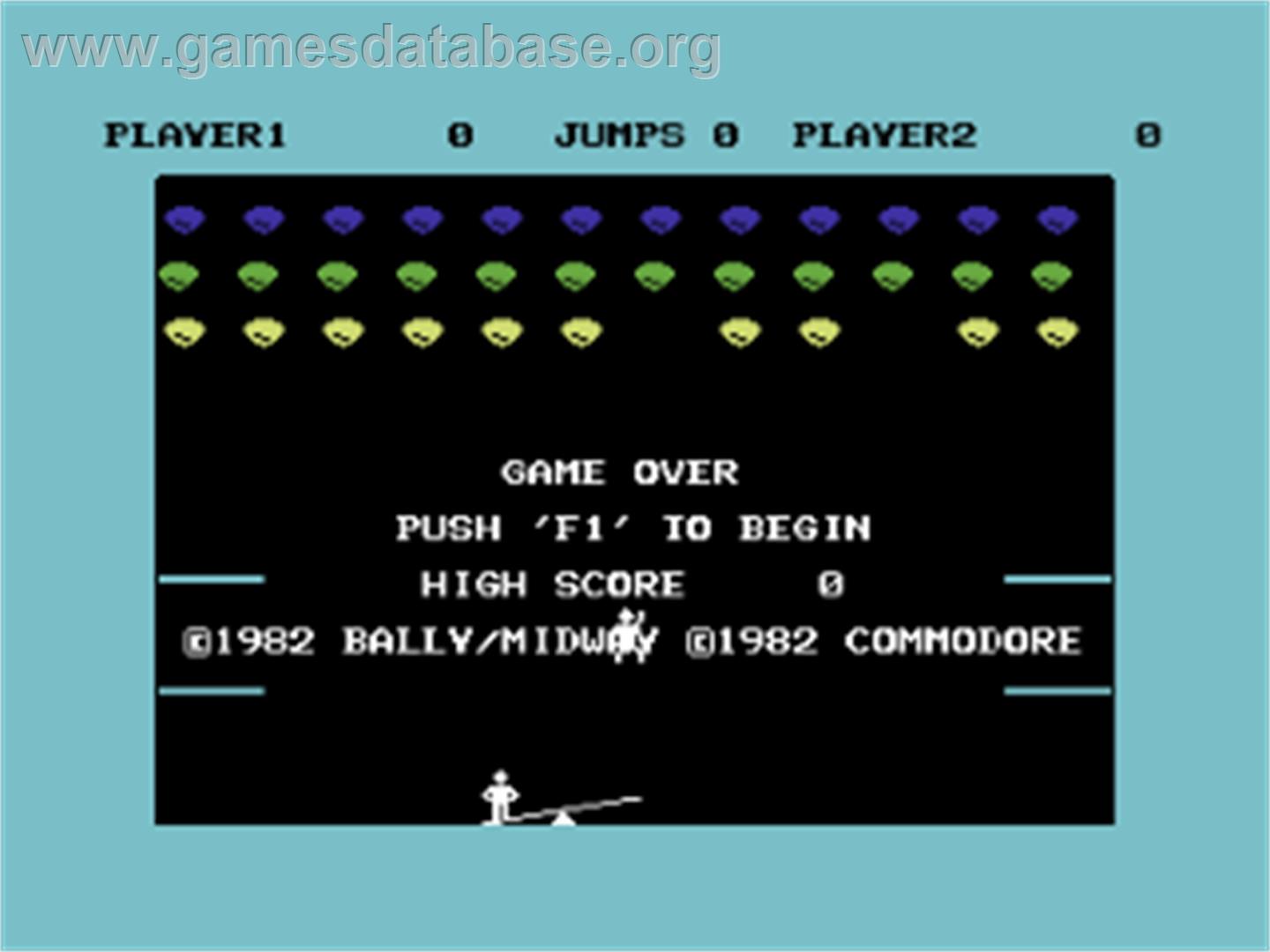 Clowns - Commodore 64 - Artwork - Title Screen
