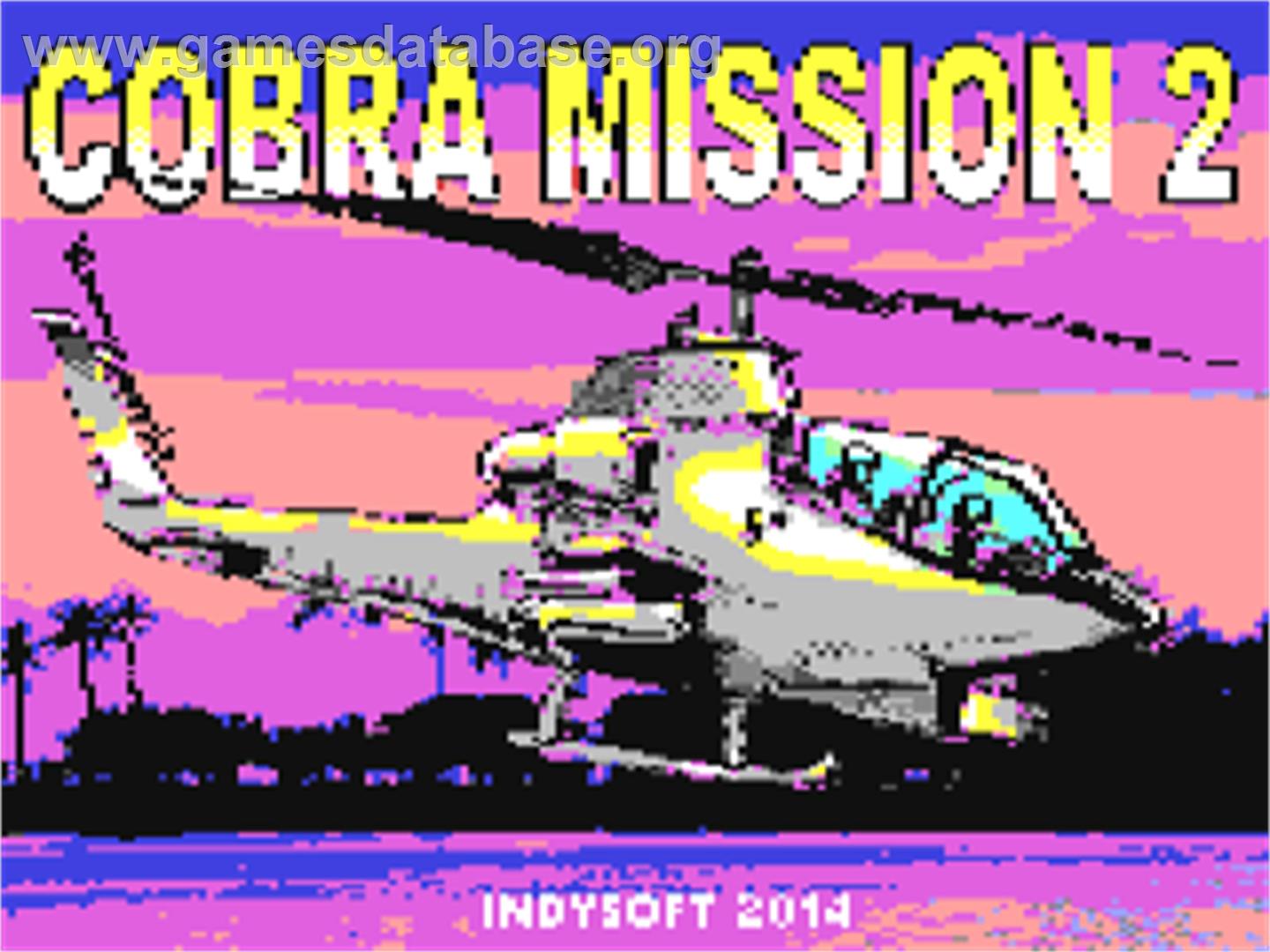 Cobra Mission 2 - Commodore 64 - Artwork - Title Screen