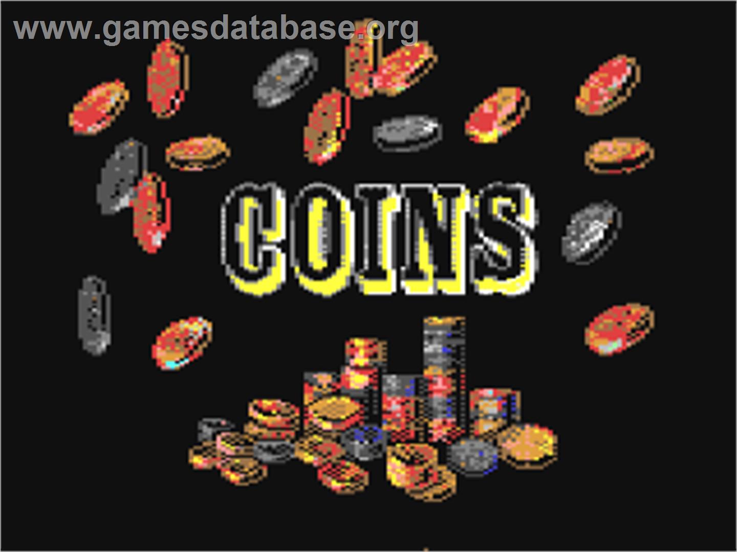 Coins (Charles Grey) - Commodore 64 - Artwork - Title Screen