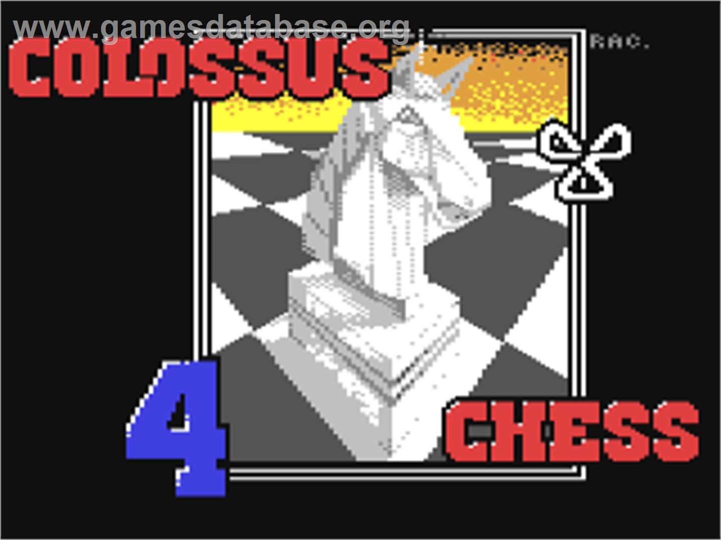 Colossus Chess 4 - Commodore 64 - Artwork - Title Screen
