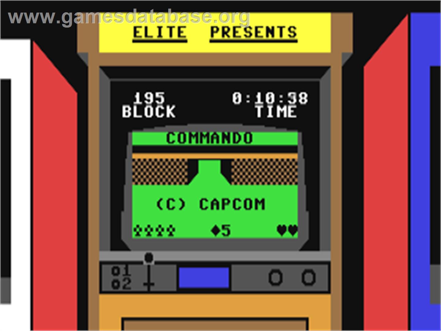 Commando Arcade - Commodore 64 - Artwork - Title Screen