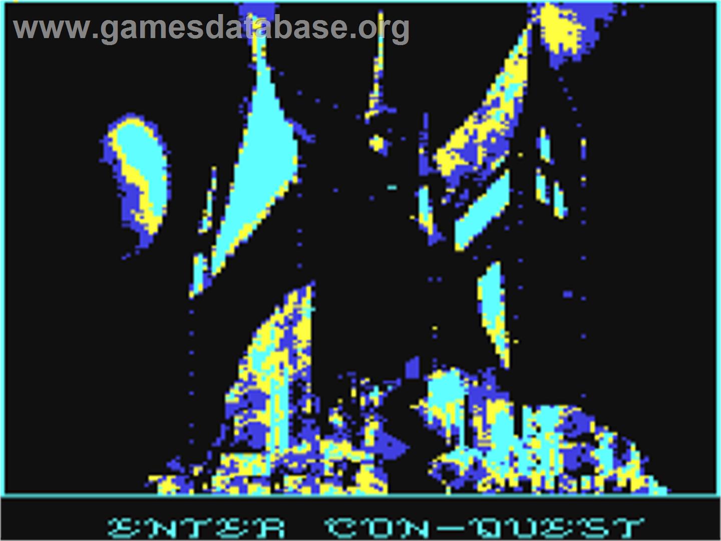 Con-quest - Commodore 64 - Artwork - Title Screen