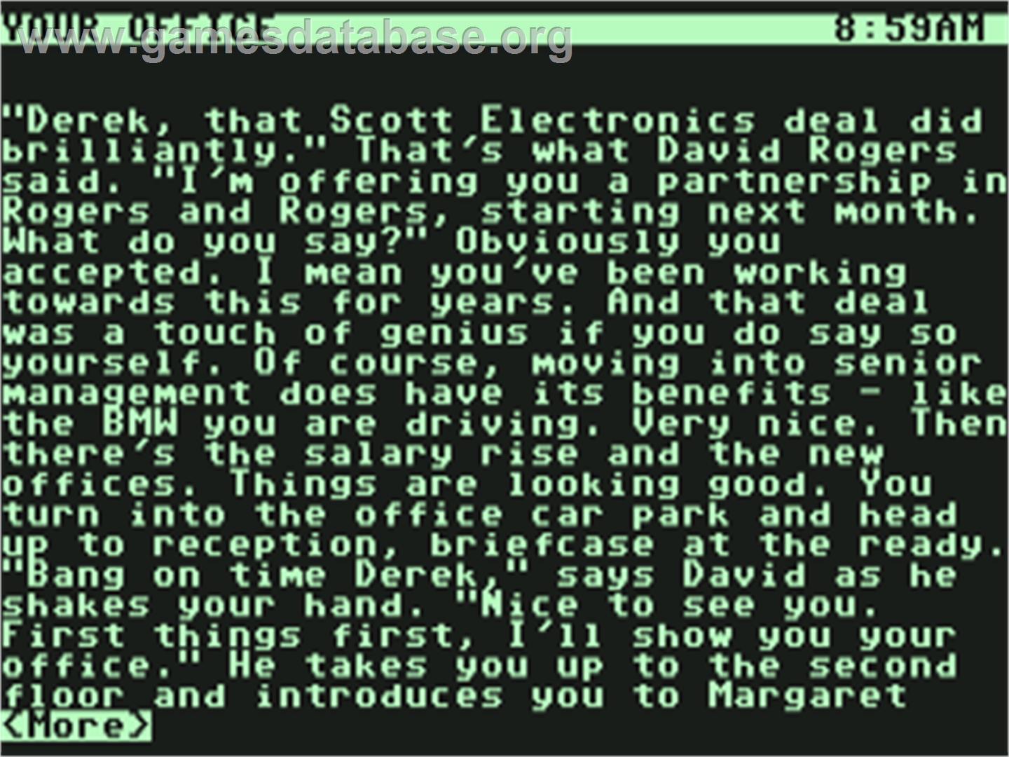 Corruption - Commodore 64 - Artwork - Title Screen