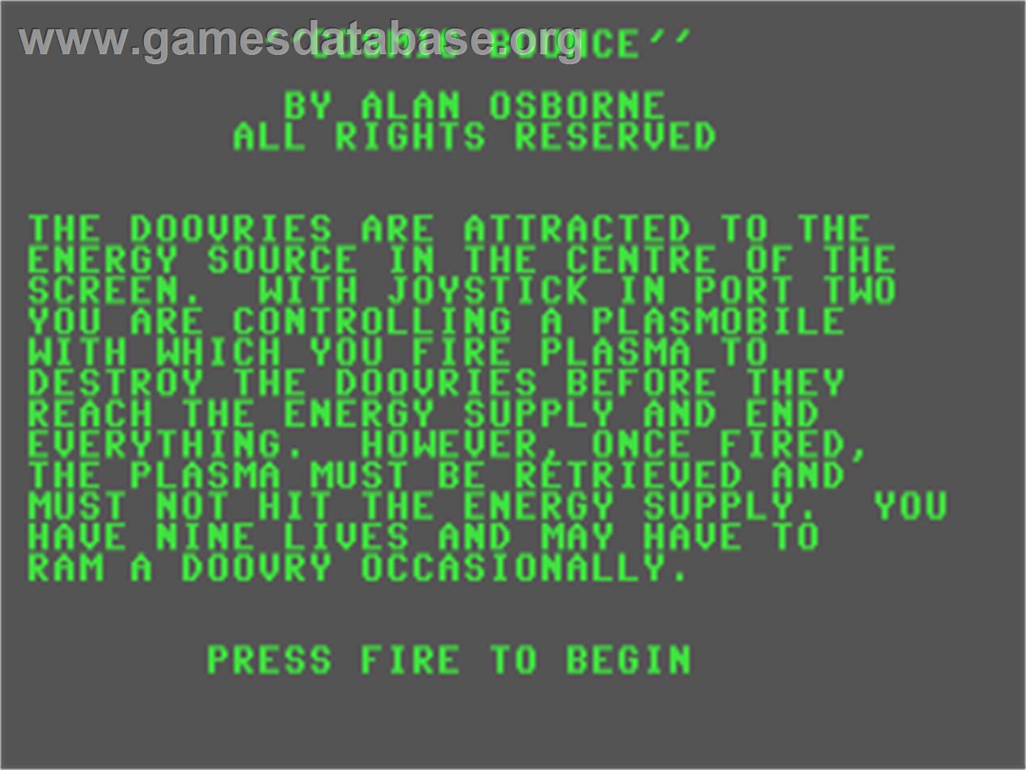 Cosmic Bounce - Commodore 64 - Artwork - Title Screen