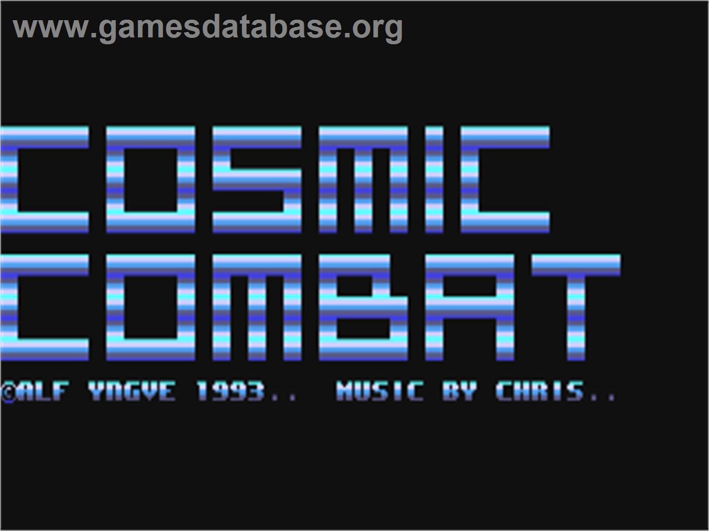 Cosmic Combat (COMPUTE!) - Commodore 64 - Artwork - Title Screen