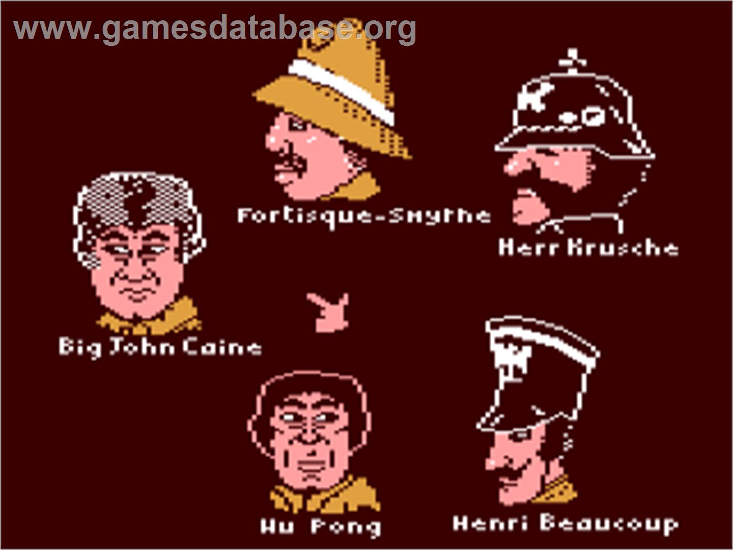 Cosmic Relief: Prof. Renegade to the Rescue - Commodore 64 - Artwork - Title Screen