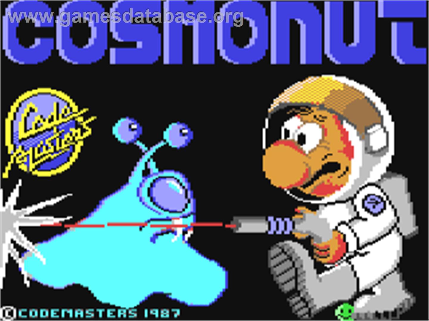 Cosmonut - Commodore 64 - Artwork - Title Screen