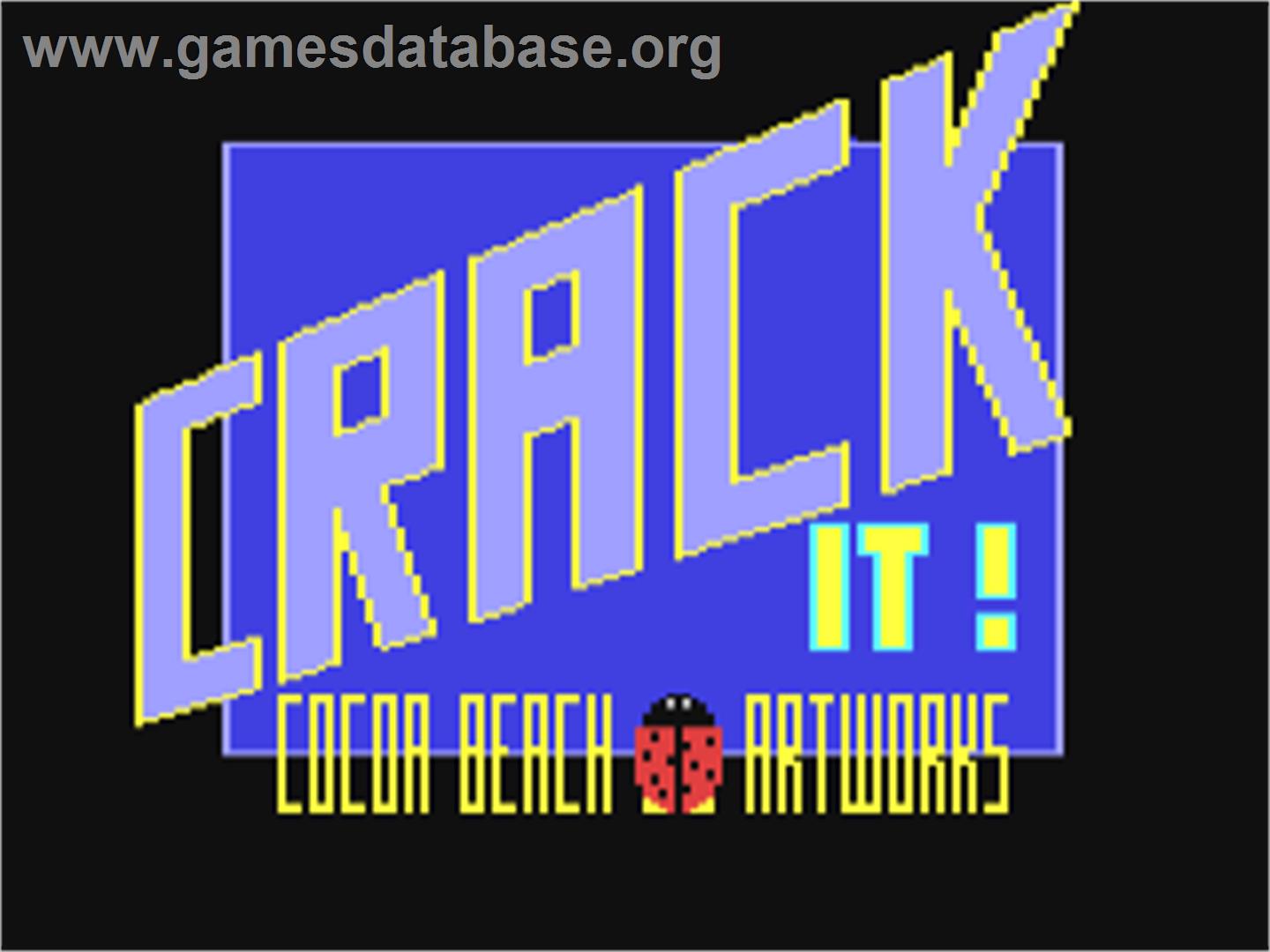 Crack It! - Commodore 64 - Artwork - Title Screen