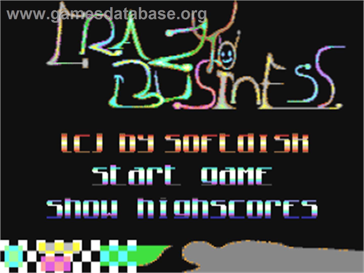 Crazy Business - Commodore 64 - Artwork - Title Screen