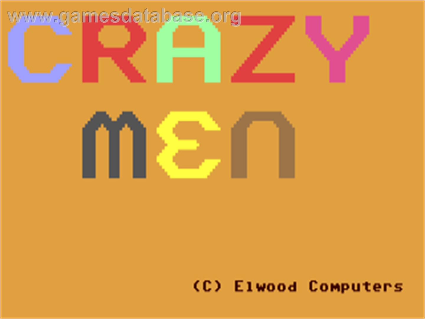 Crazy Men - Commodore 64 - Artwork - Title Screen