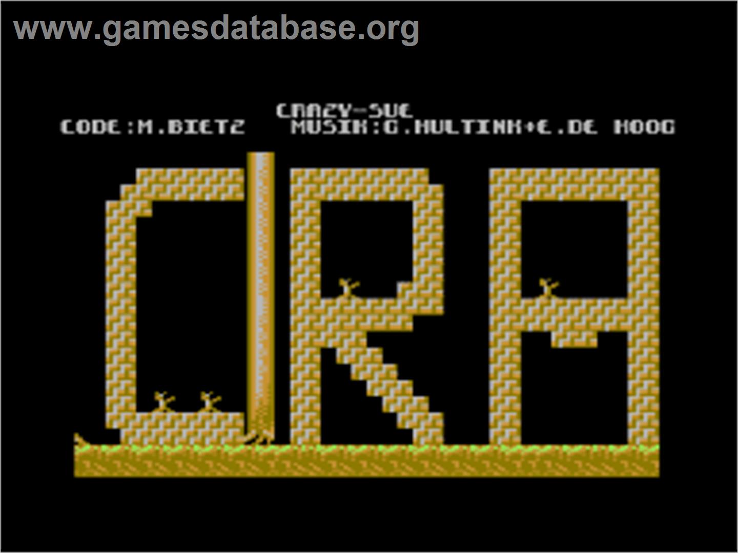 Crazy Sue Plus - Commodore 64 - Artwork - Title Screen