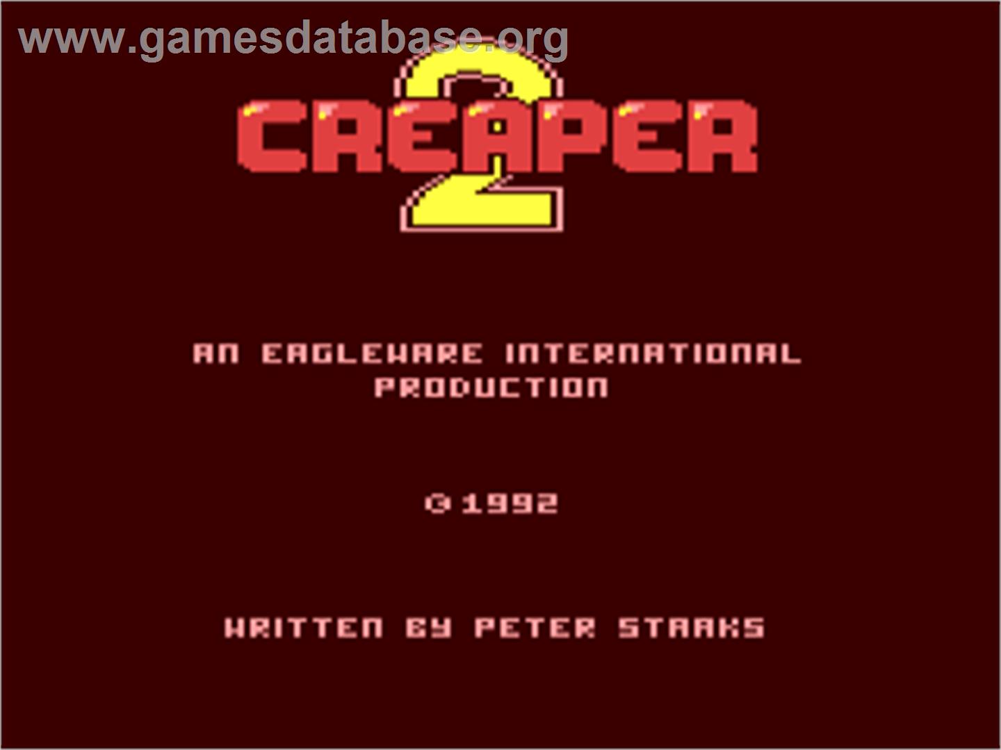 Creaper 2 - Commodore 64 - Artwork - Title Screen