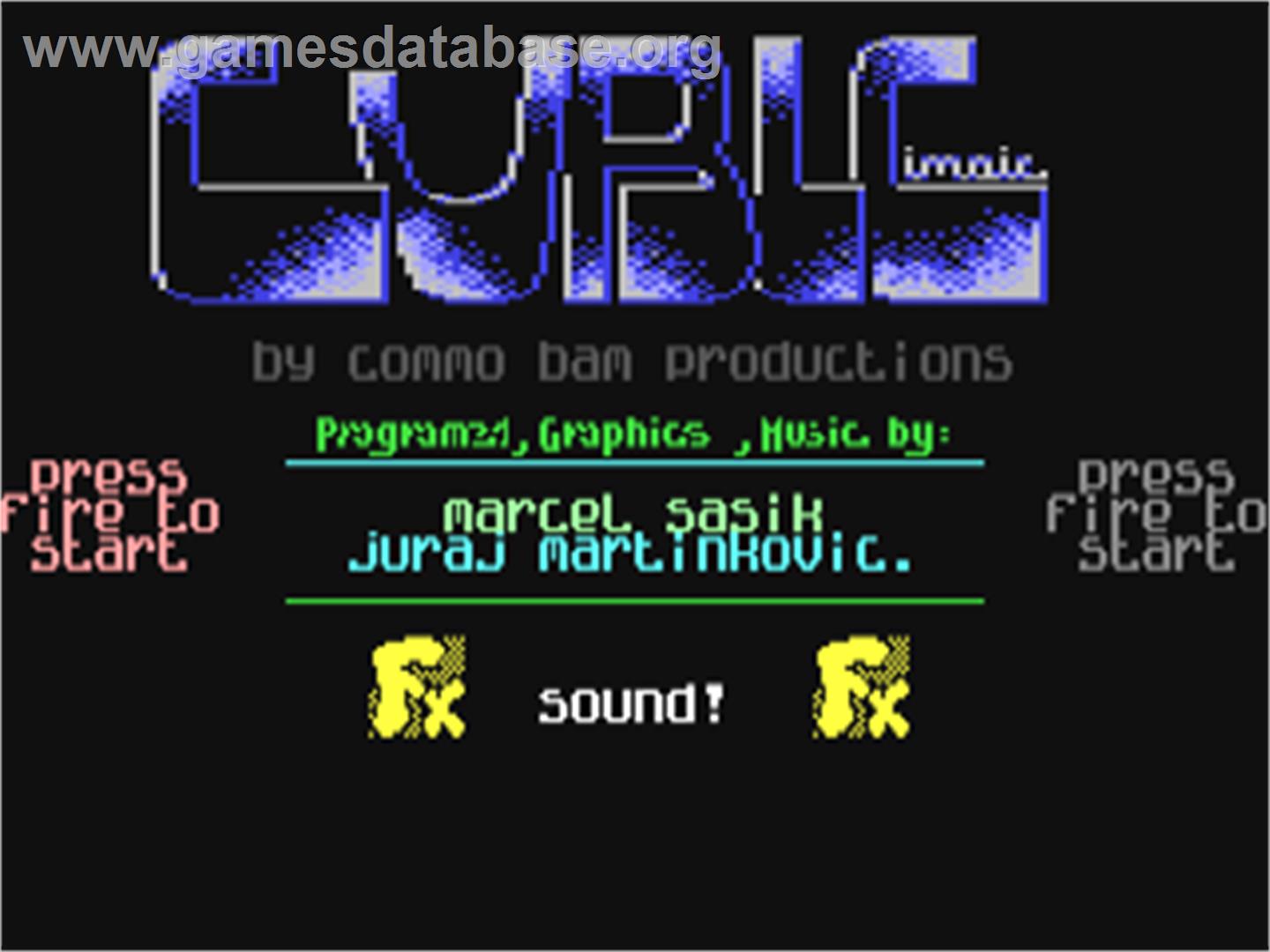Cubic - Commodore 64 - Artwork - Title Screen