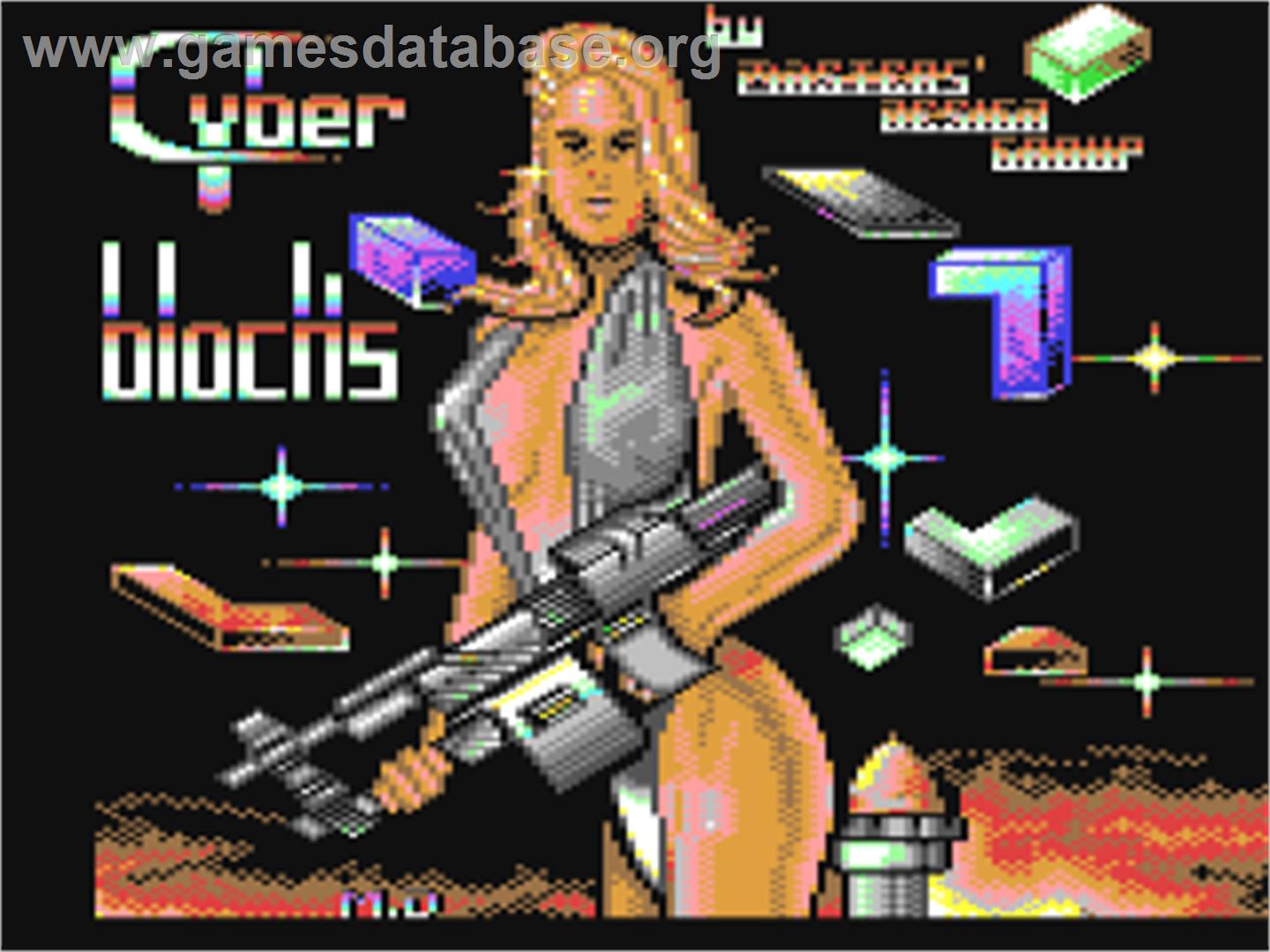 Cyberblocks - Commodore 64 - Artwork - Title Screen