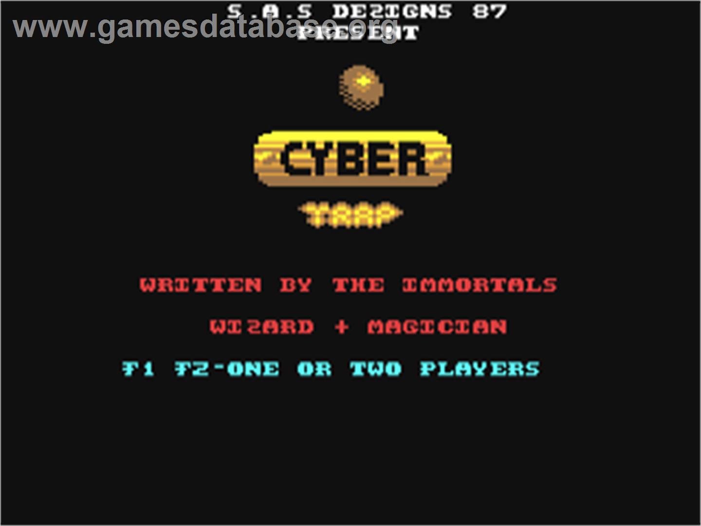 Cybertrap - Commodore 64 - Artwork - Title Screen