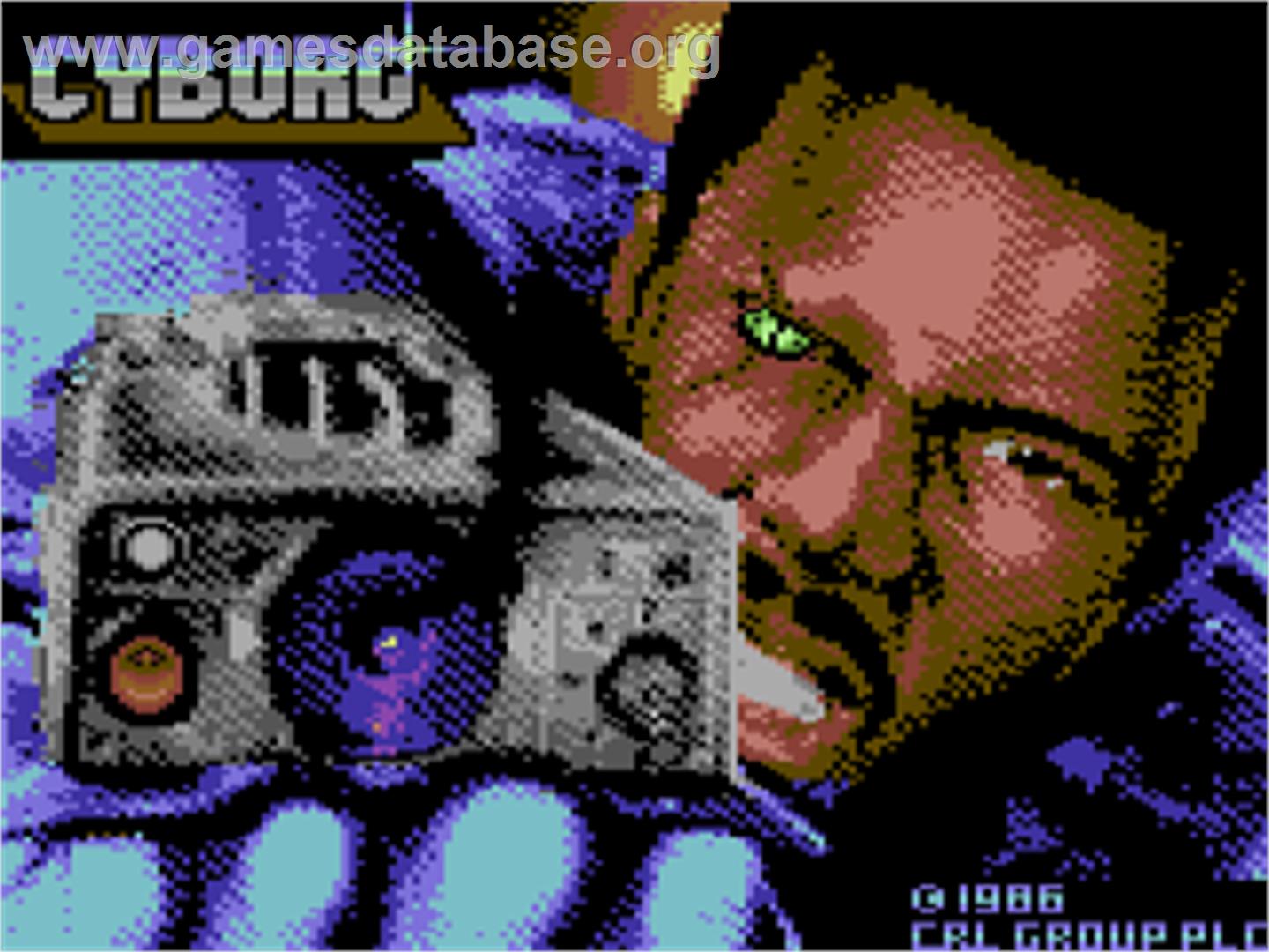 Cyborg - Commodore 64 - Artwork - Title Screen