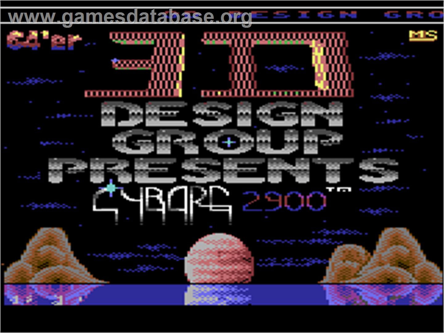 Cyborg 2900 - Commodore 64 - Artwork - Title Screen