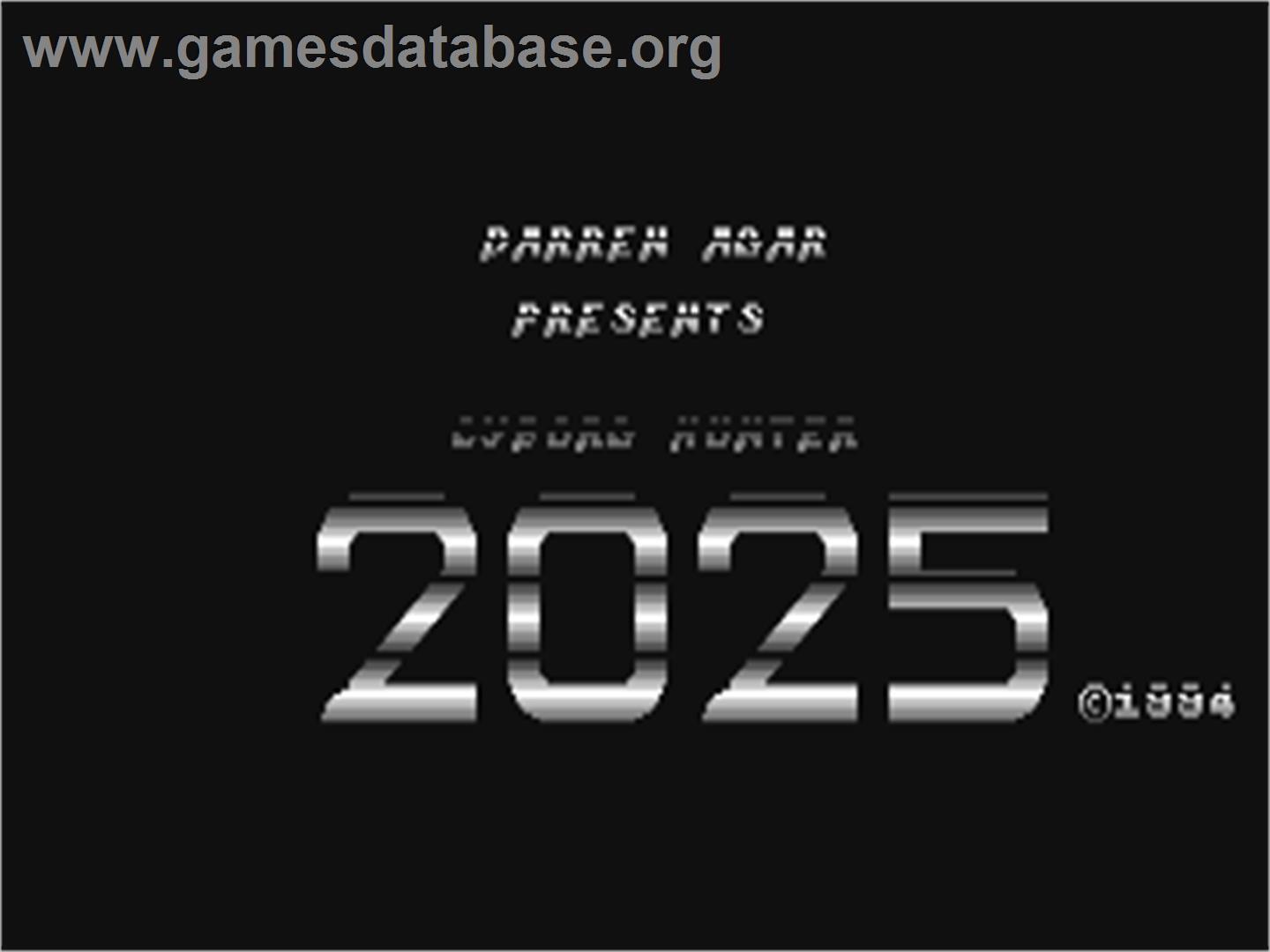 Cyborg Hunter 2025 - Commodore 64 - Artwork - Title Screen