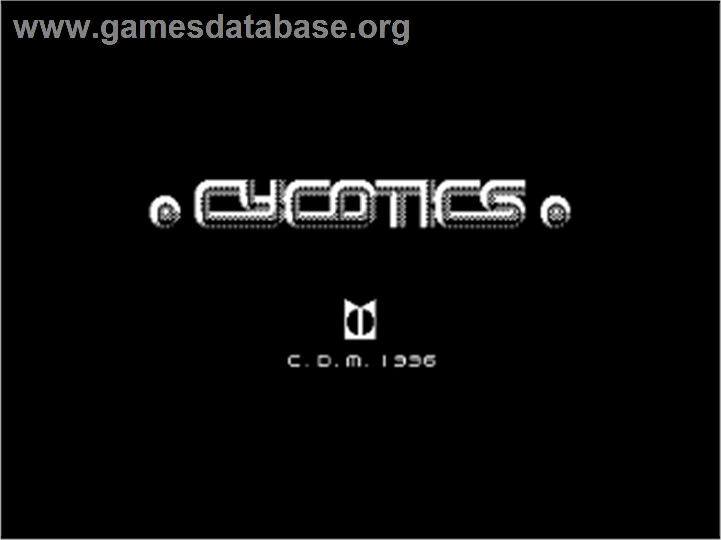 Cycotics - Commodore 64 - Artwork - Title Screen