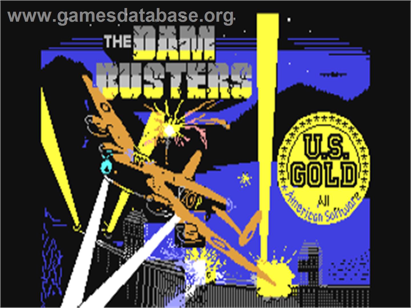 Dam Busters - Commodore 64 - Artwork - Title Screen