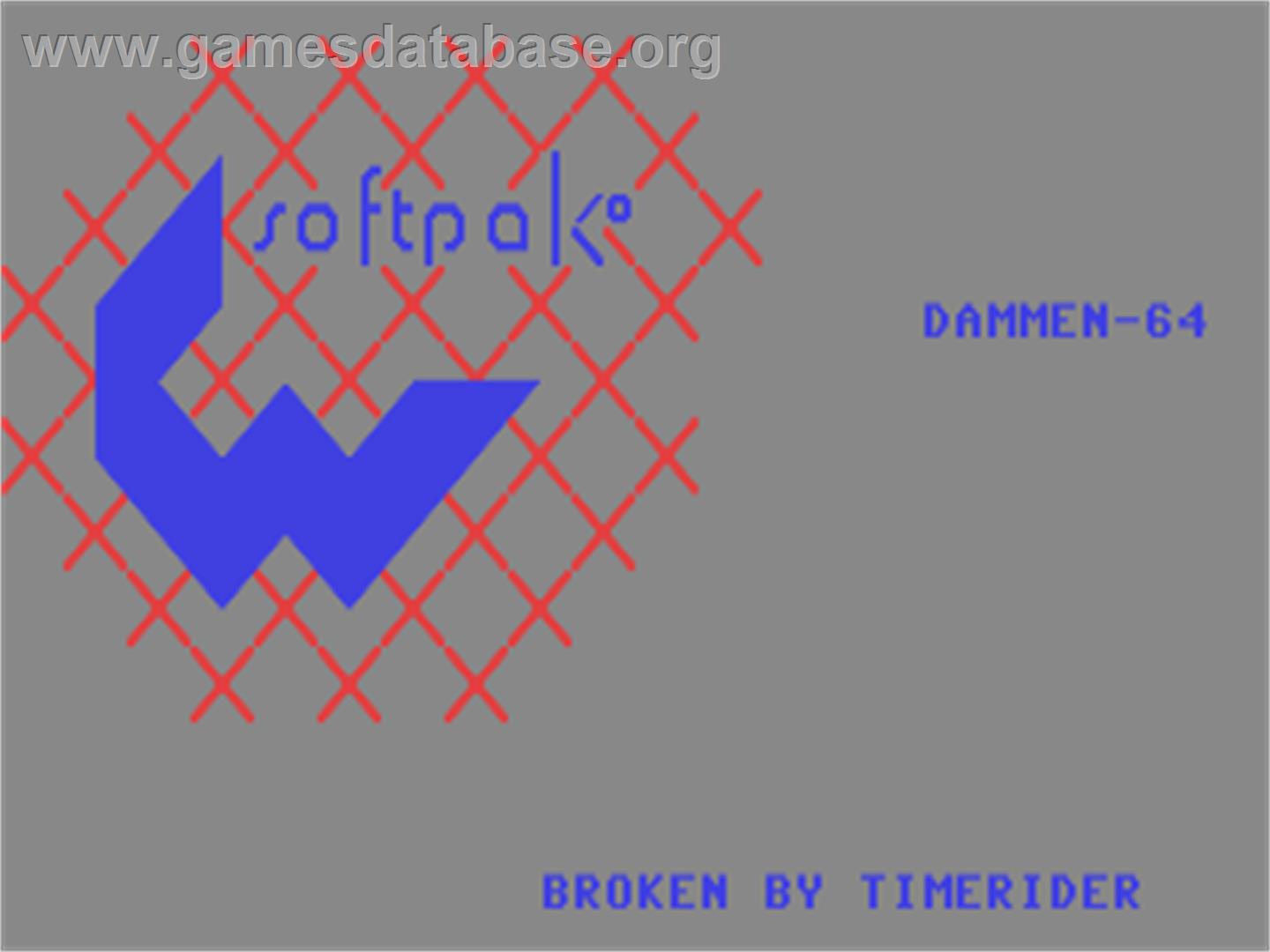 Dammen-64 - Commodore 64 - Artwork - Title Screen