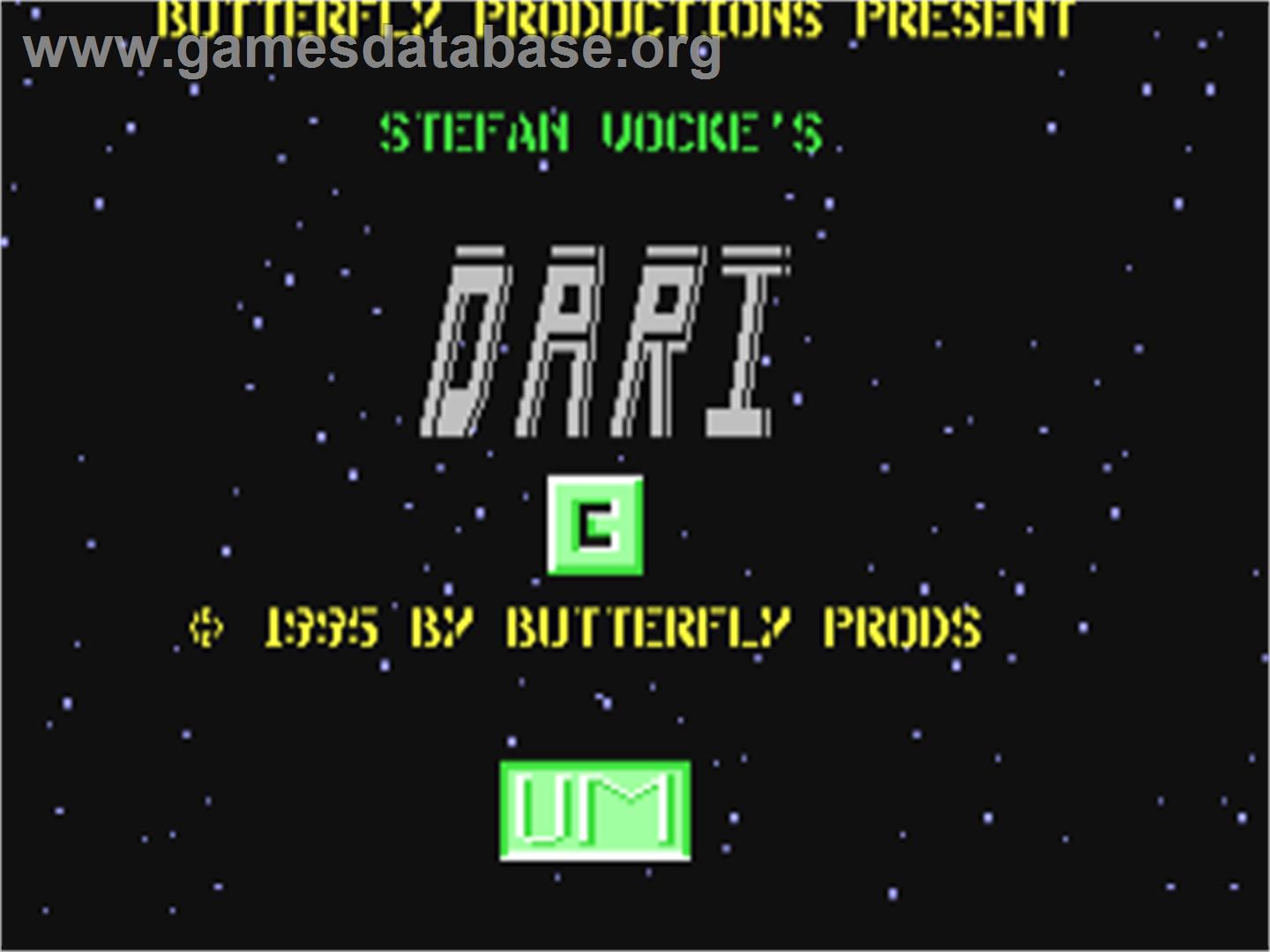 Dari - Commodore 64 - Artwork - Title Screen