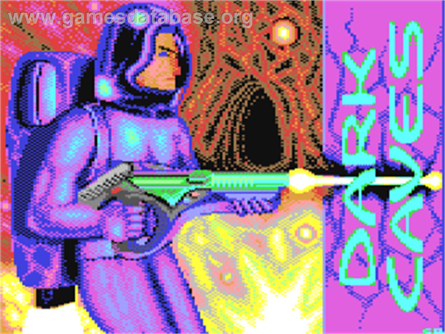 Dark Caves - Commodore 64 - Artwork - Title Screen