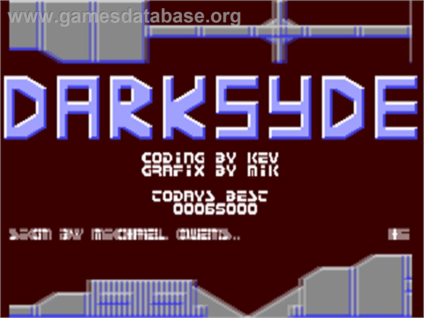 Darksyde - Commodore 64 - Artwork - Title Screen