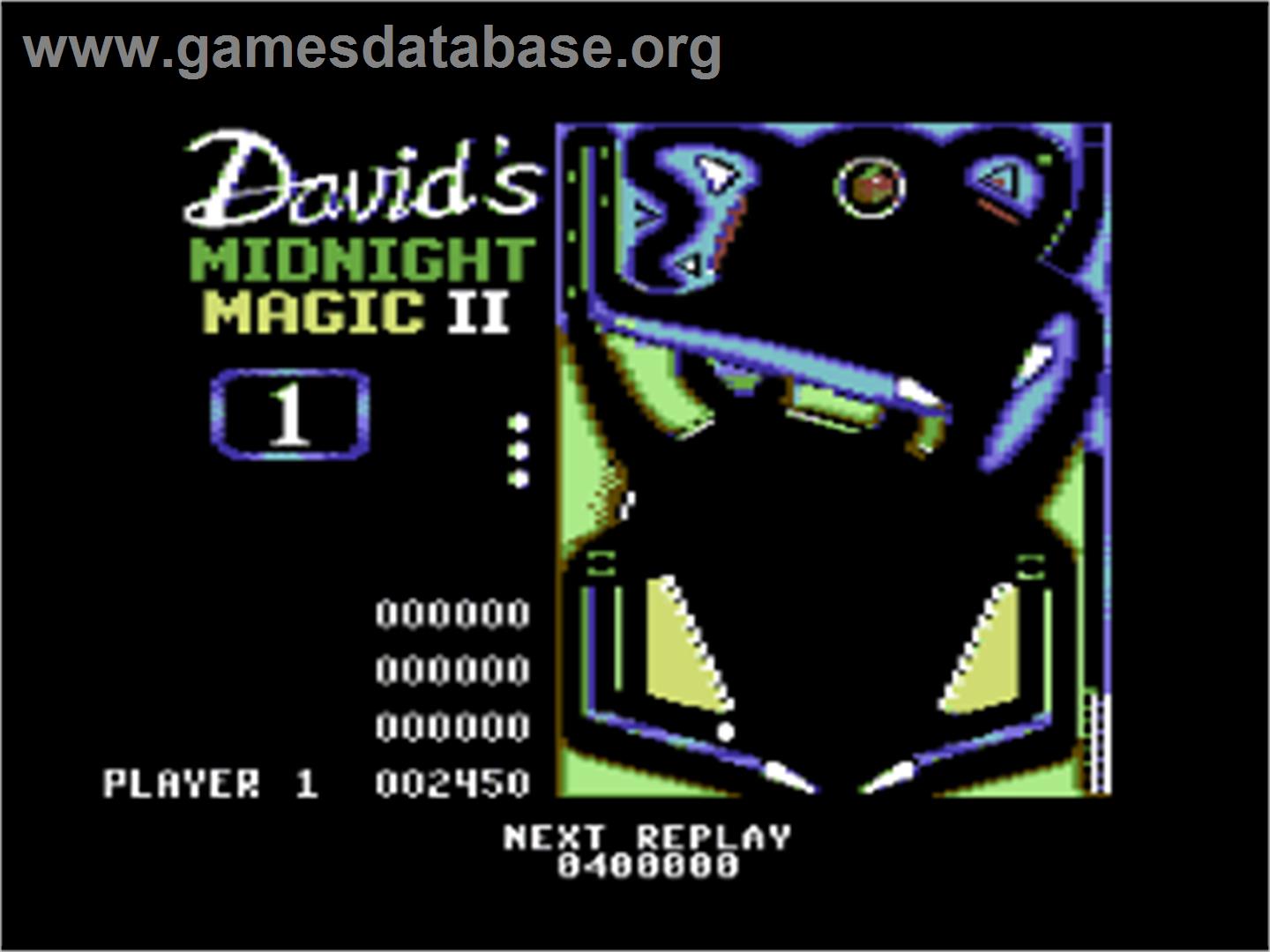 David's Midnight Magic 2 - Commodore 64 - Artwork - Title Screen