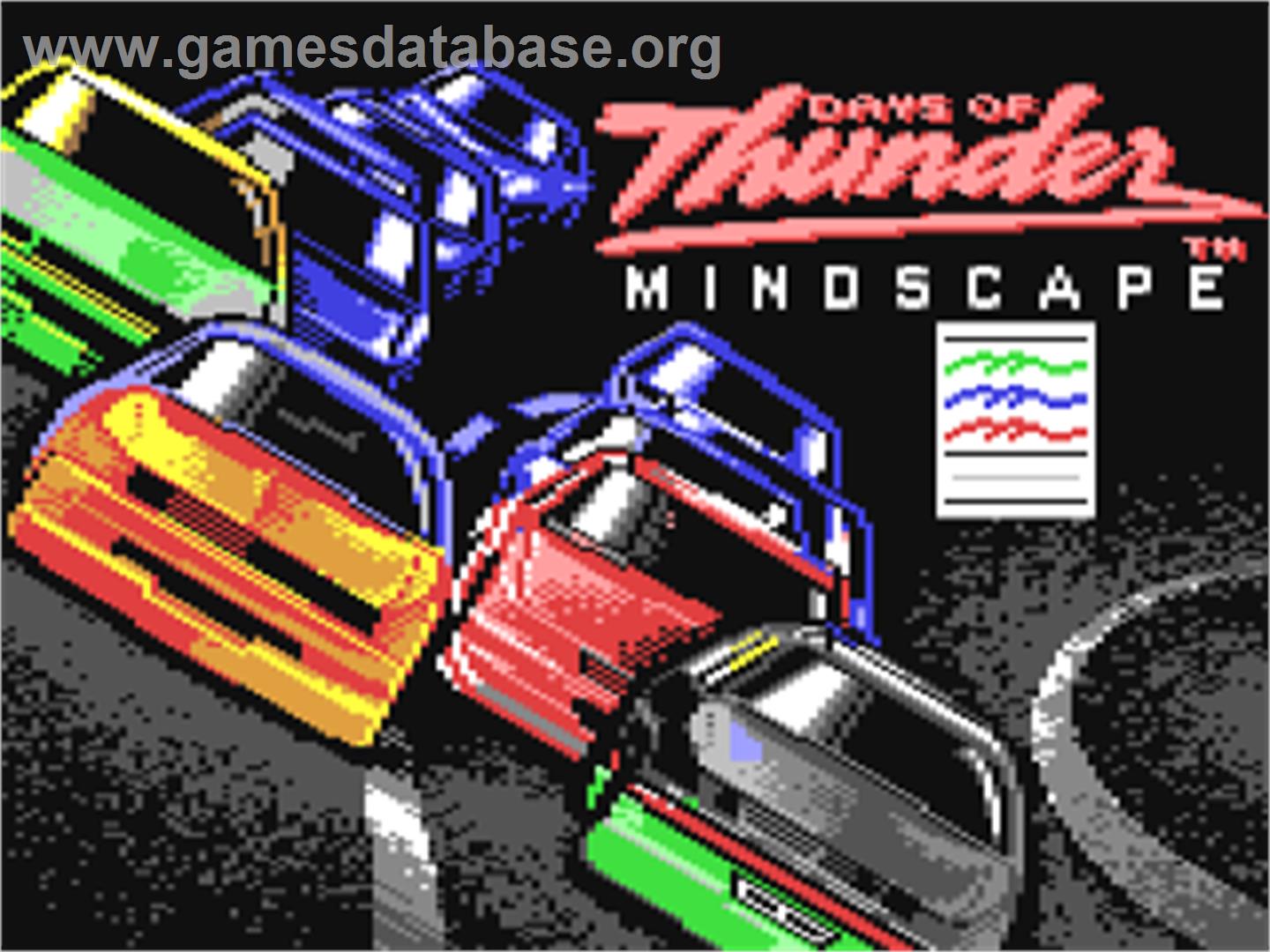 Days of Thunder - Commodore 64 - Artwork - Title Screen