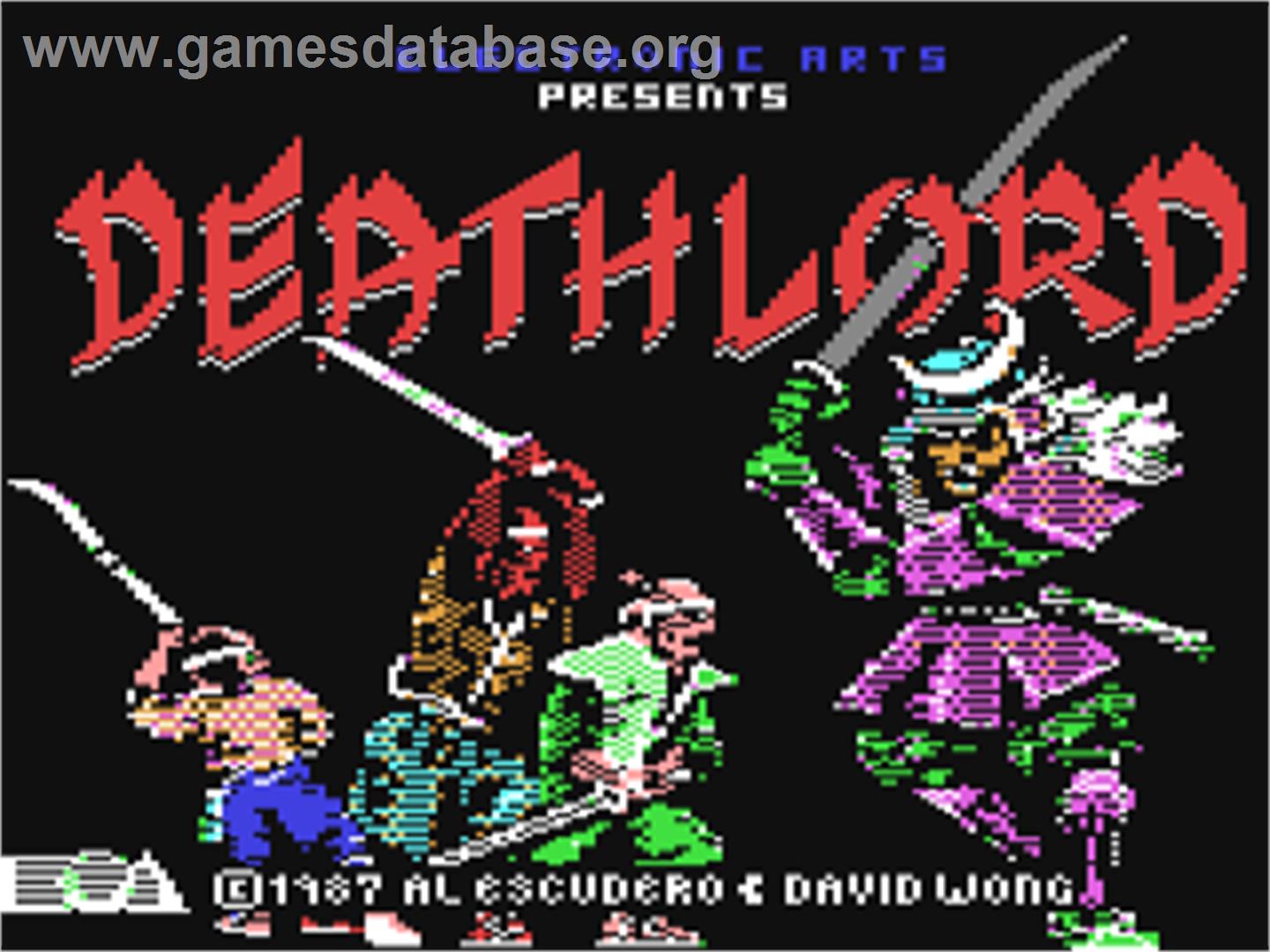 Deathlord - Commodore 64 - Artwork - Title Screen