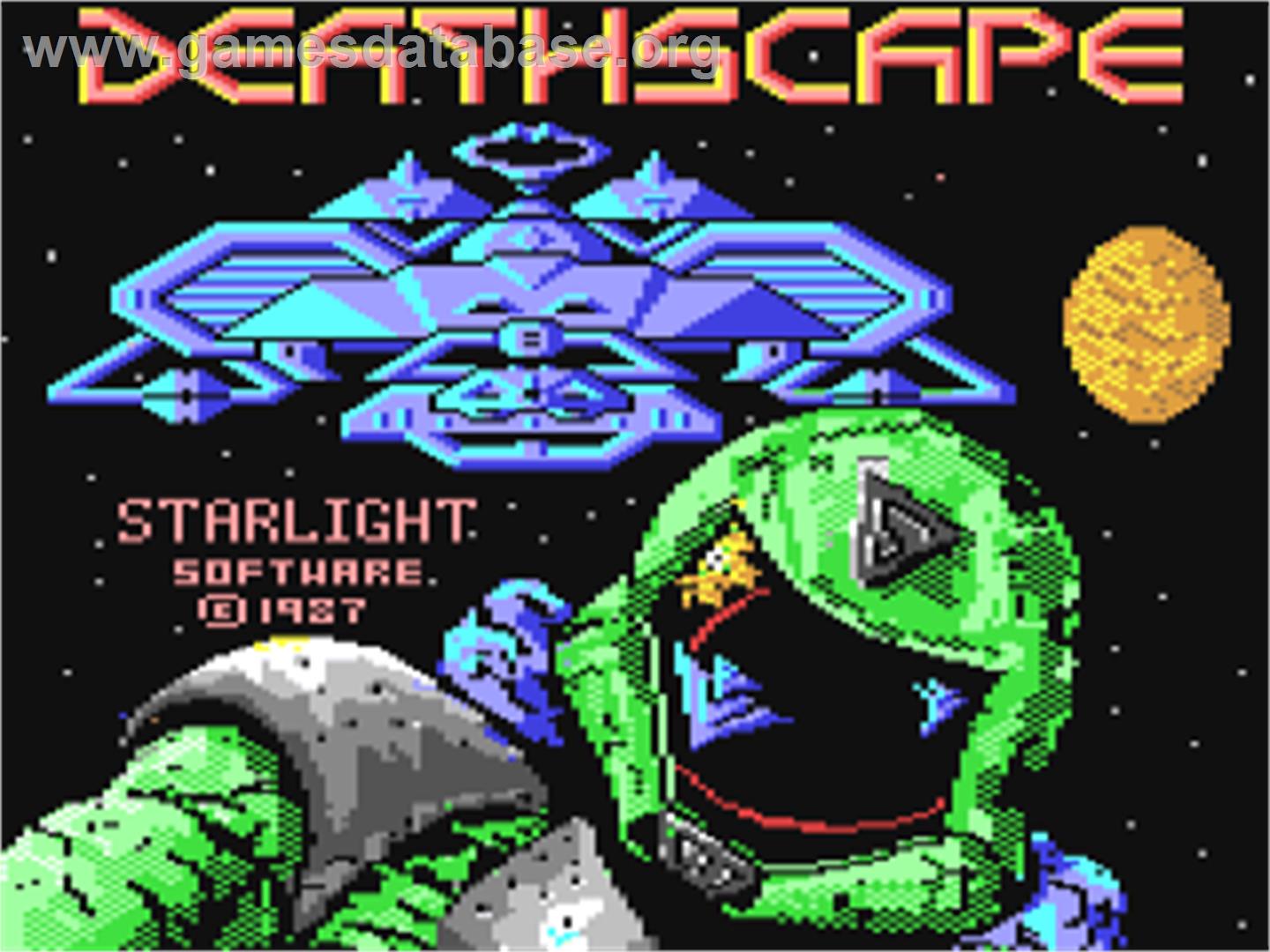 Deathscape - Commodore 64 - Artwork - Title Screen