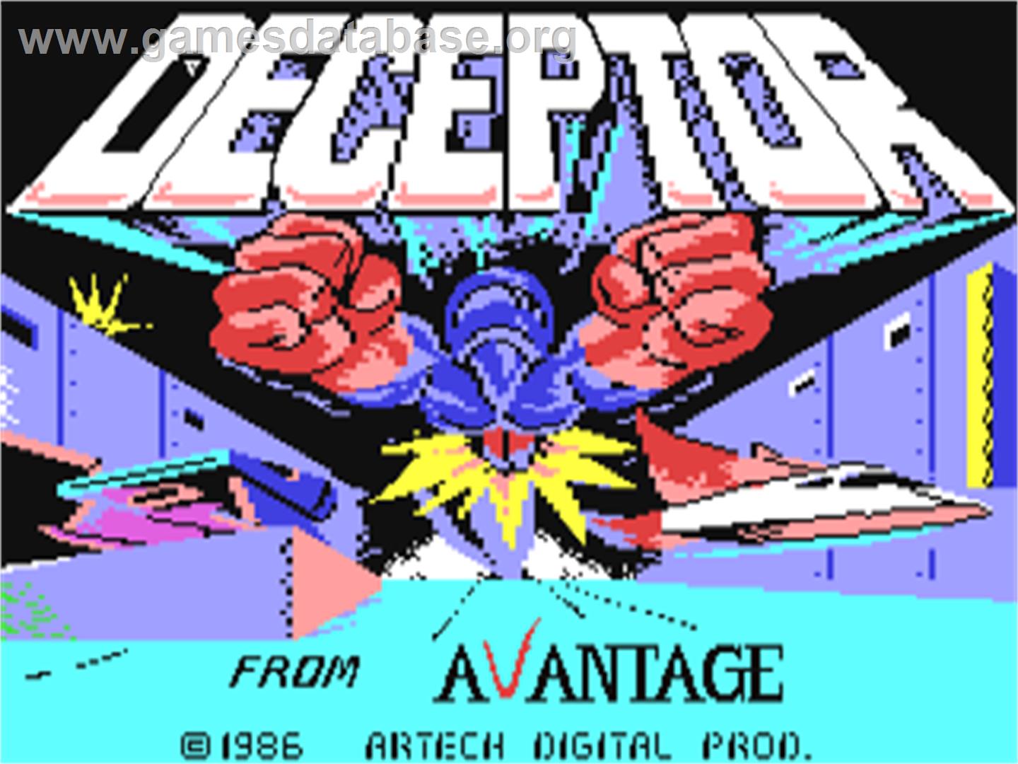 Deceptor - Commodore 64 - Artwork - Title Screen