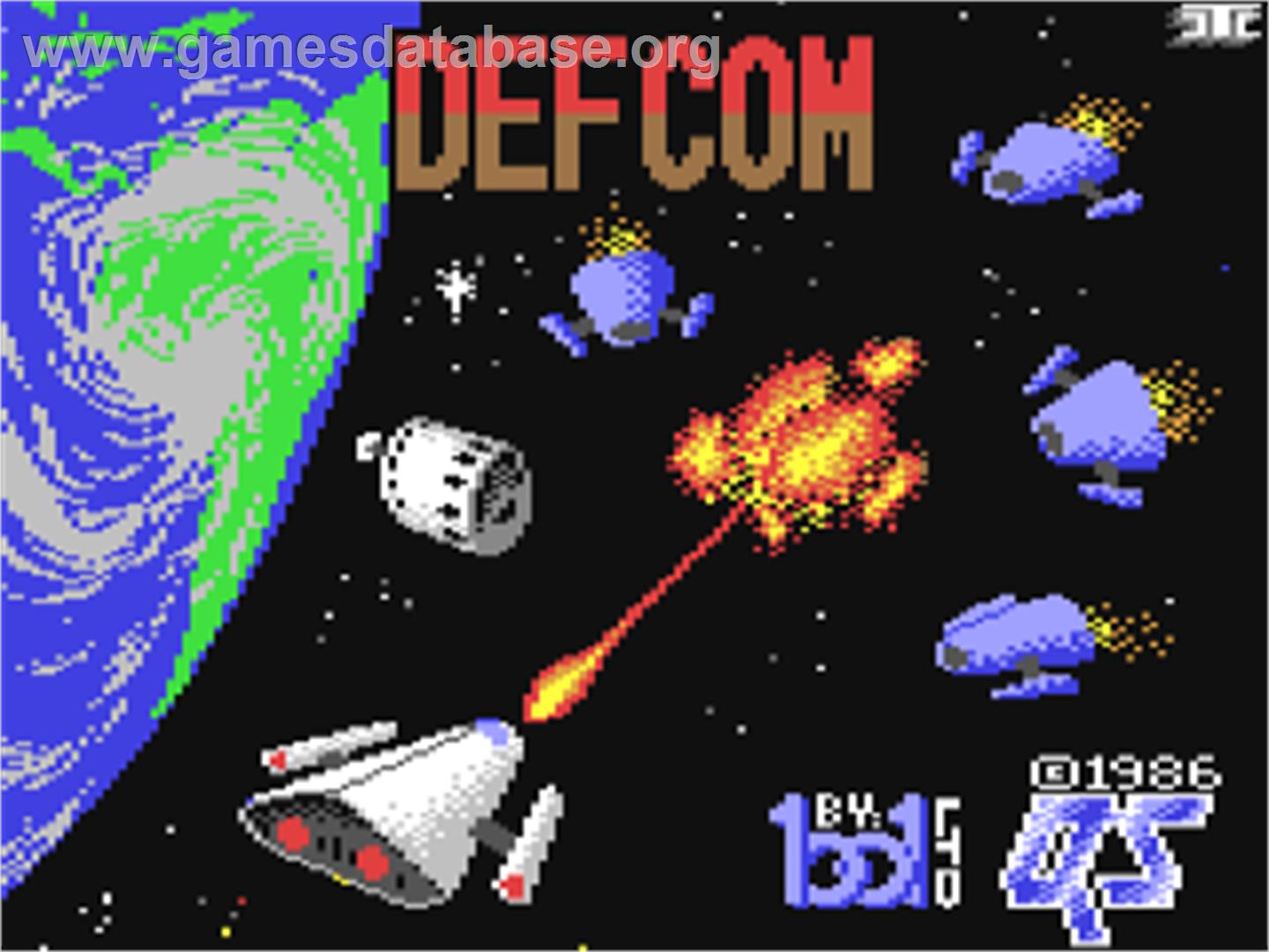 Defcom - Commodore 64 - Artwork - Title Screen
