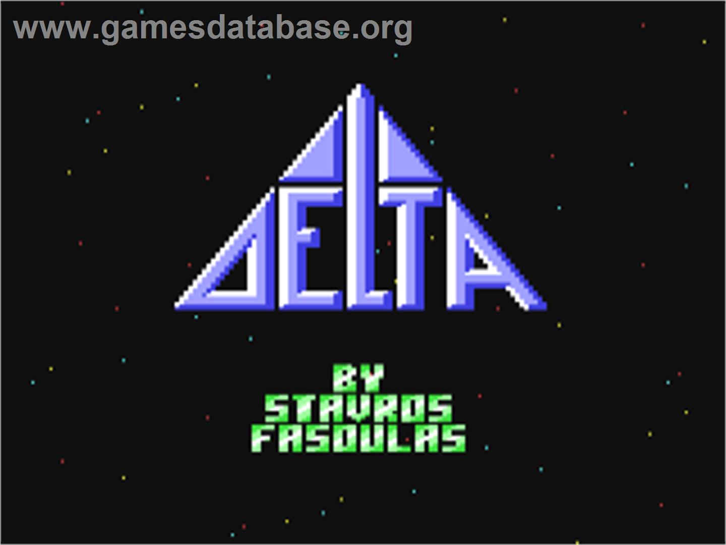 Delta Patrol - Commodore 64 - Artwork - Title Screen