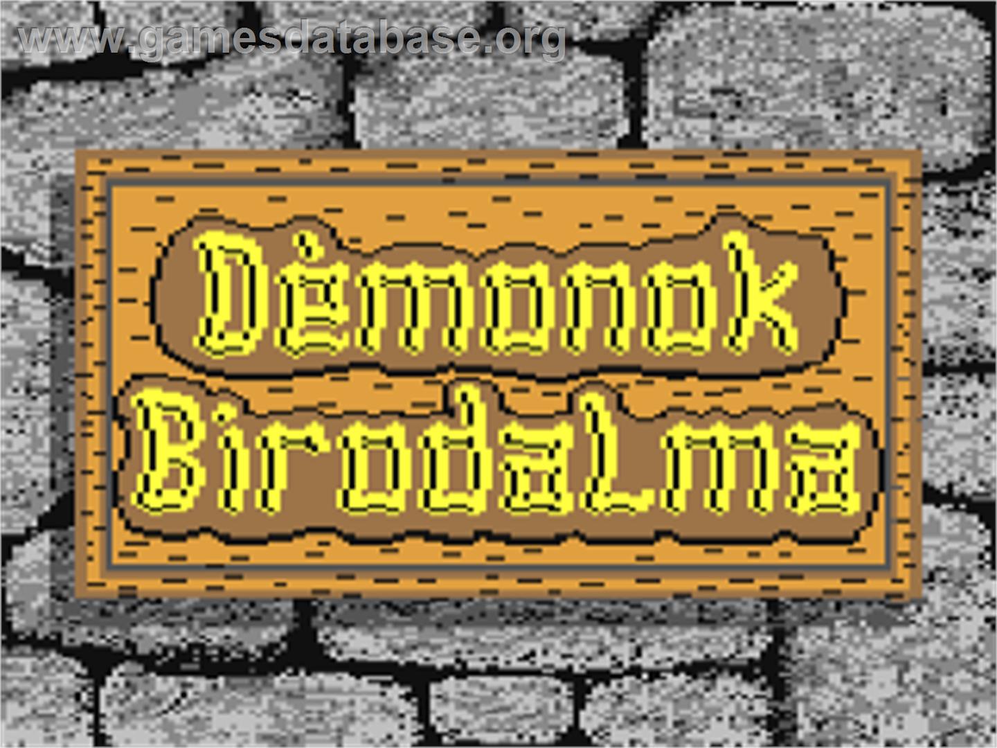 Demon's Empire - Commodore 64 - Artwork - Title Screen