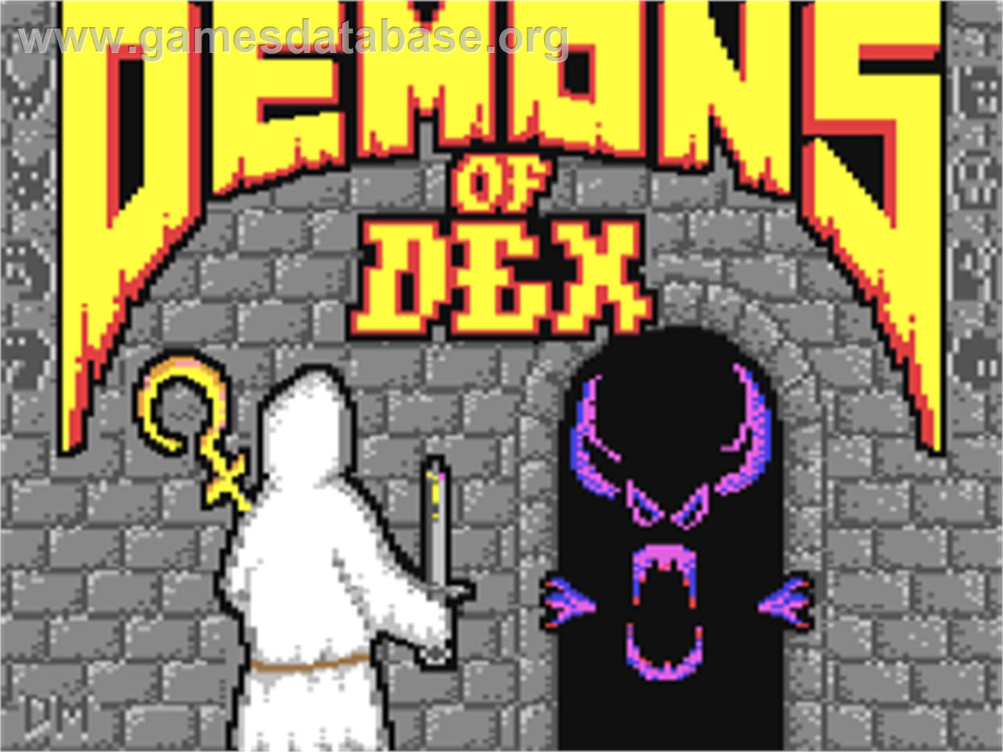 Demons of Dex - Eino's Quest - Commodore 64 - Artwork - Title Screen