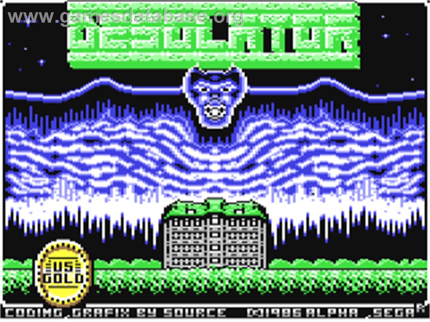 Desolator - Commodore 64 - Artwork - Title Screen