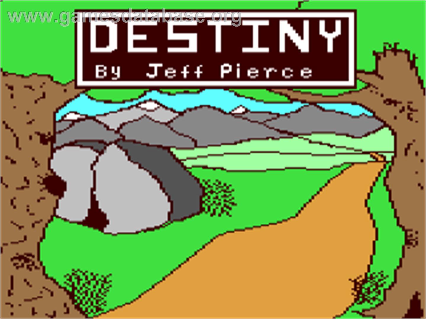 Destiny - Commodore 64 - Artwork - Title Screen