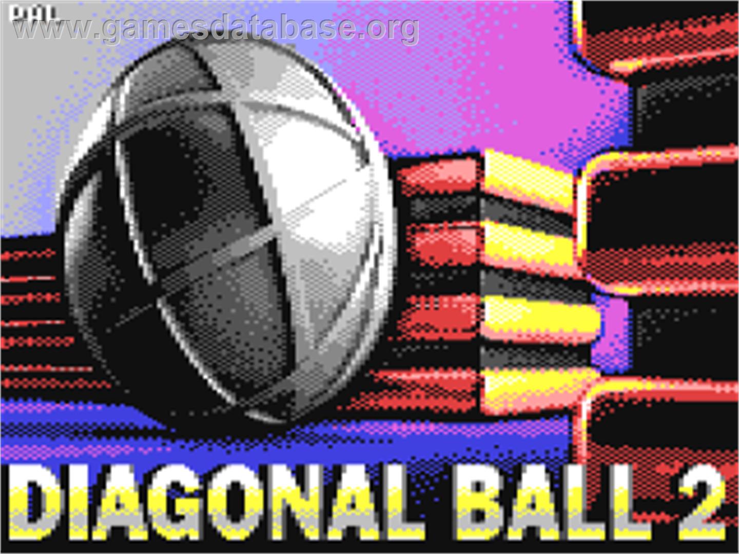 Diagonal Ball 2 - Commodore 64 - Artwork - Title Screen