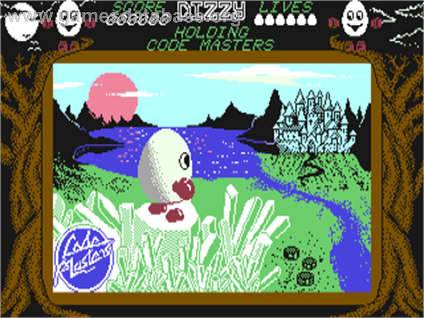 Dizzy: The Ultimate Cartoon Adventure - Commodore 64 - Artwork - Title Screen