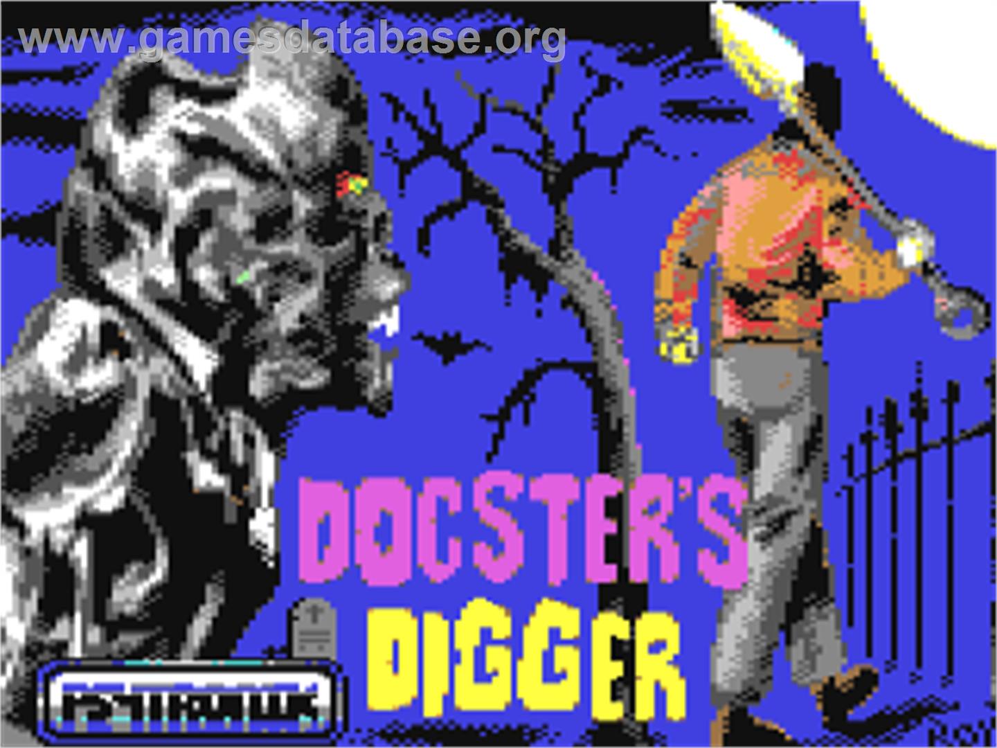 Docster's Digger - Commodore 64 - Artwork - Title Screen