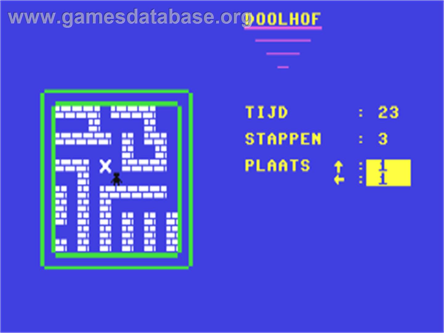 Doolhof - Commodore 64 - Artwork - Title Screen