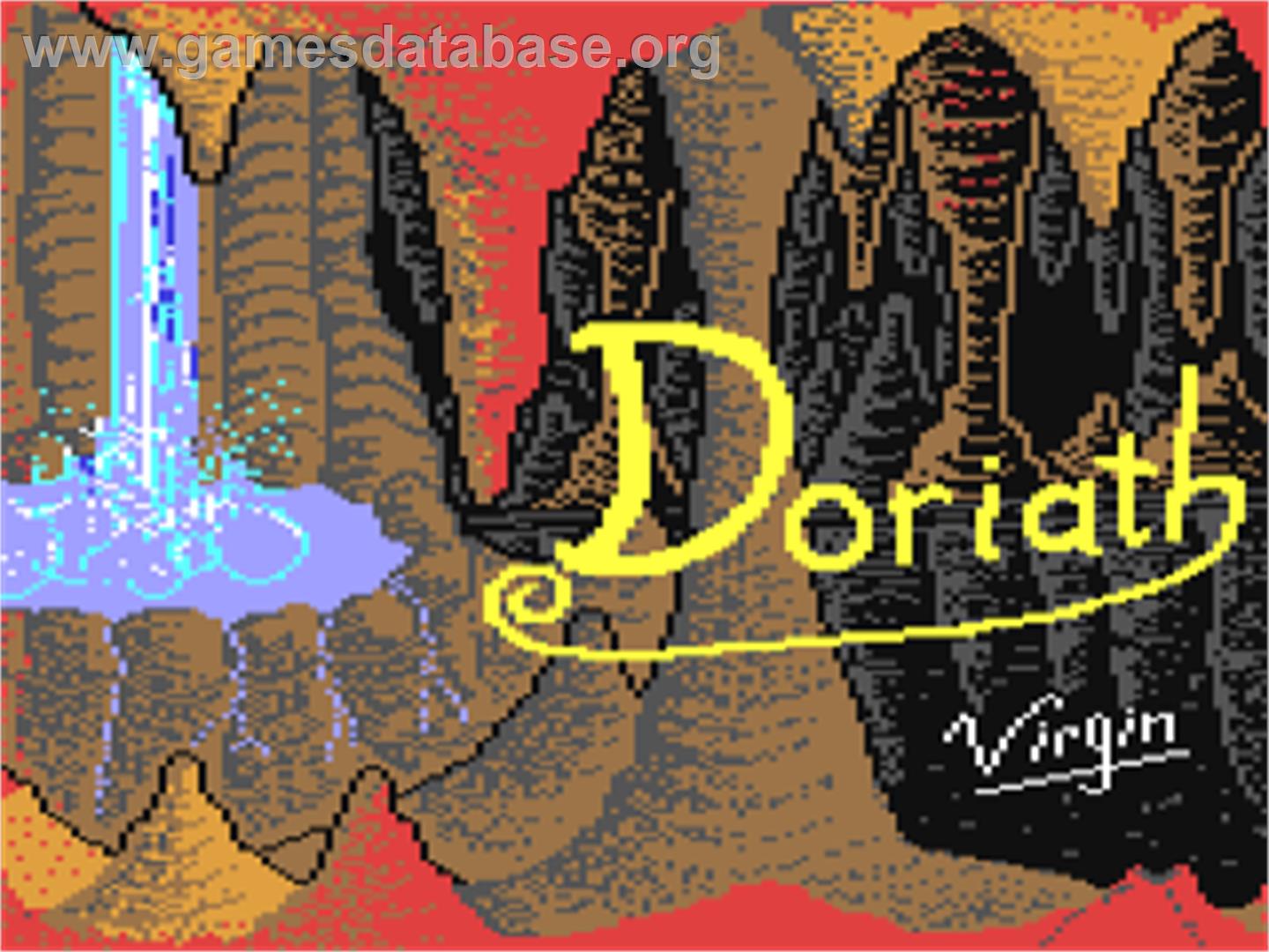 Doriath - Commodore 64 - Artwork - Title Screen
