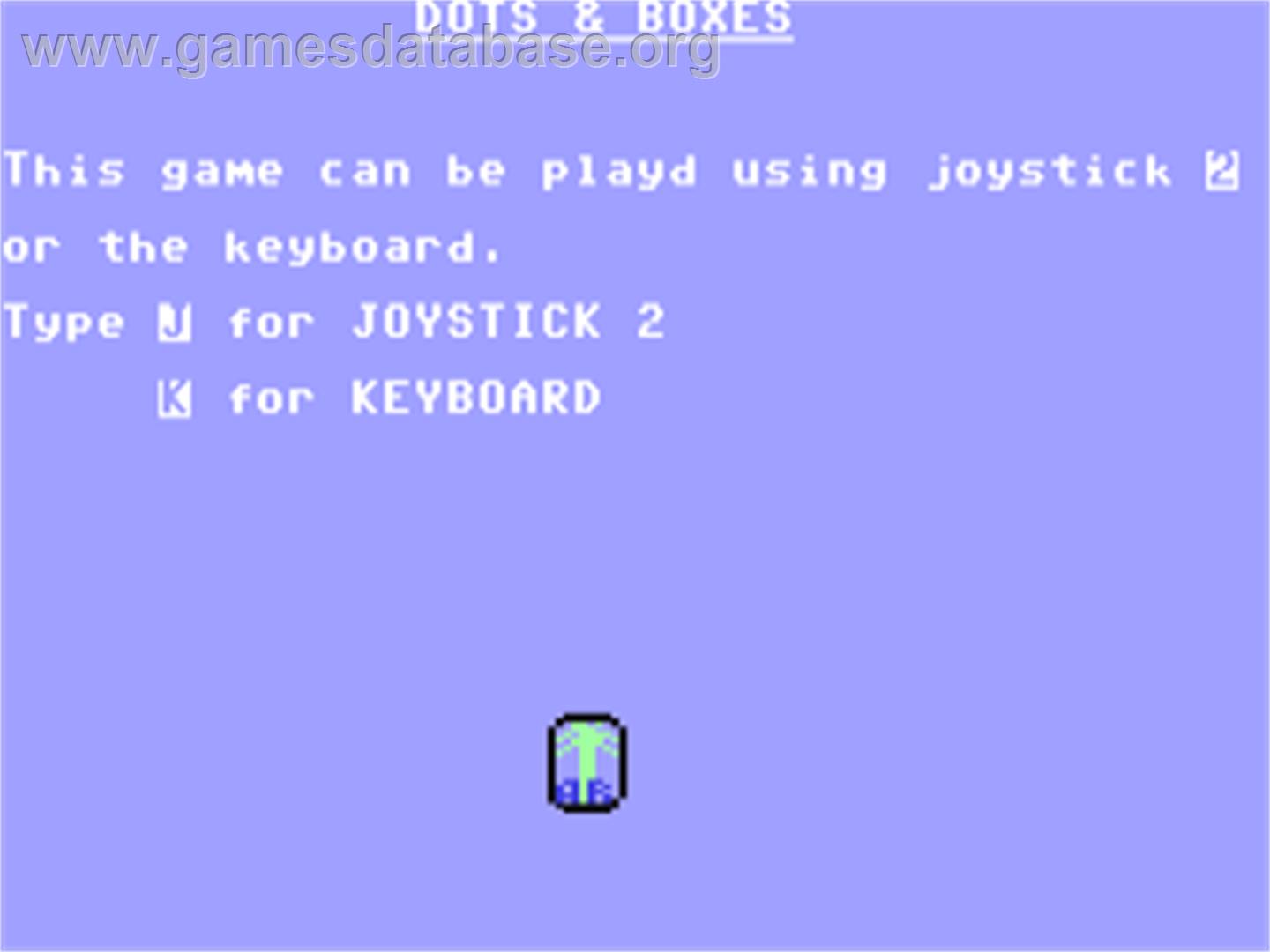 Dots And Boxes - Commodore 64 - Artwork - Title Screen